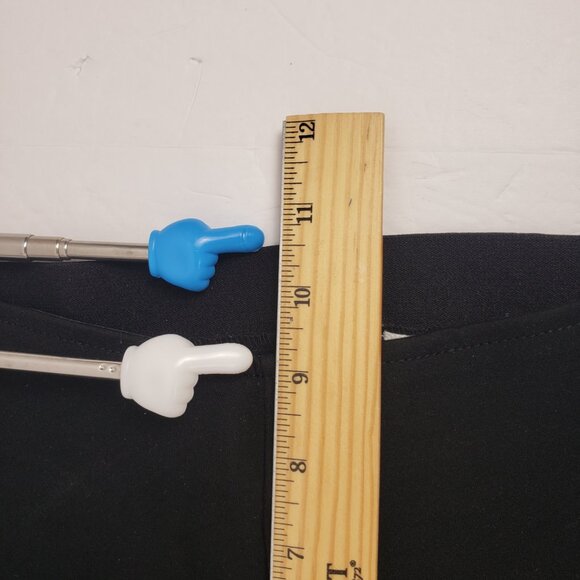 Gap XS Petite Black Skinny Pants Womens Side Zipper Jeggings Rayon Spandex - Picture 14 of 16